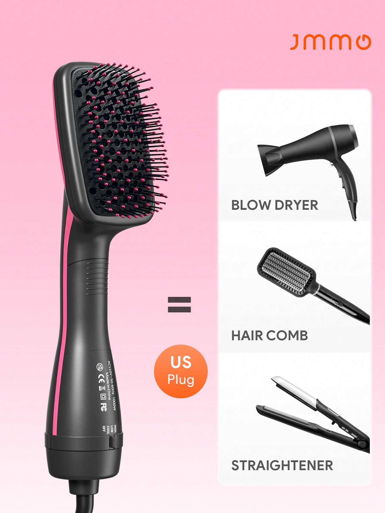 Hair Care Steps - فرشاة هواء ساخن 3 في 1