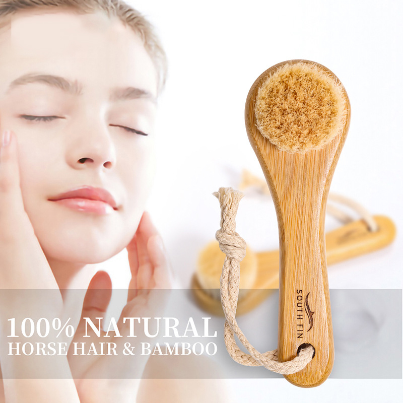 Bamboo Hair Brush - 1 قطعة فرشاة العناية بالبشرة الجمال