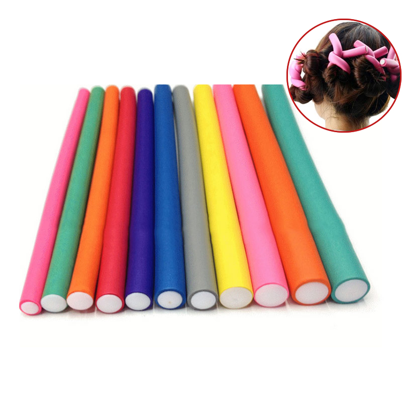 Hair Roller Set Flexi - 10 قطعة/المجموعة مموج الشعر ماجيك الهواء