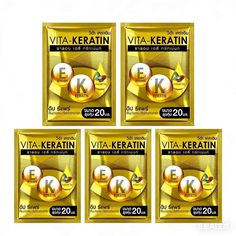 Keratin Treatment Set - مجموعة فيتا كيراتين التايلاندية لإصلاح الشعر