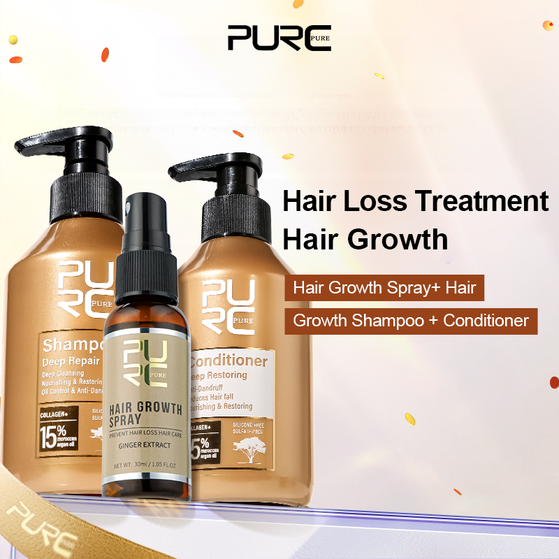 Keratin Treatment Set - PURC المغرب شامبو زيت الأركان بلسم