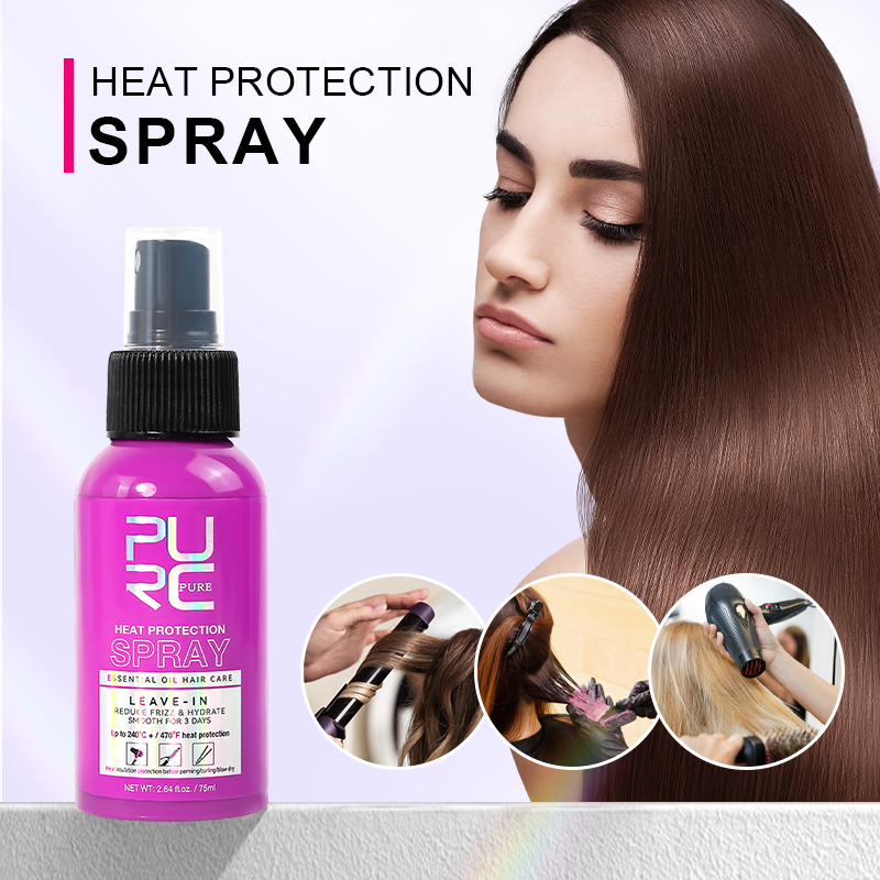 Heat Protectant Spray - بخاخ PURC للحماية من الحرارة بزيت