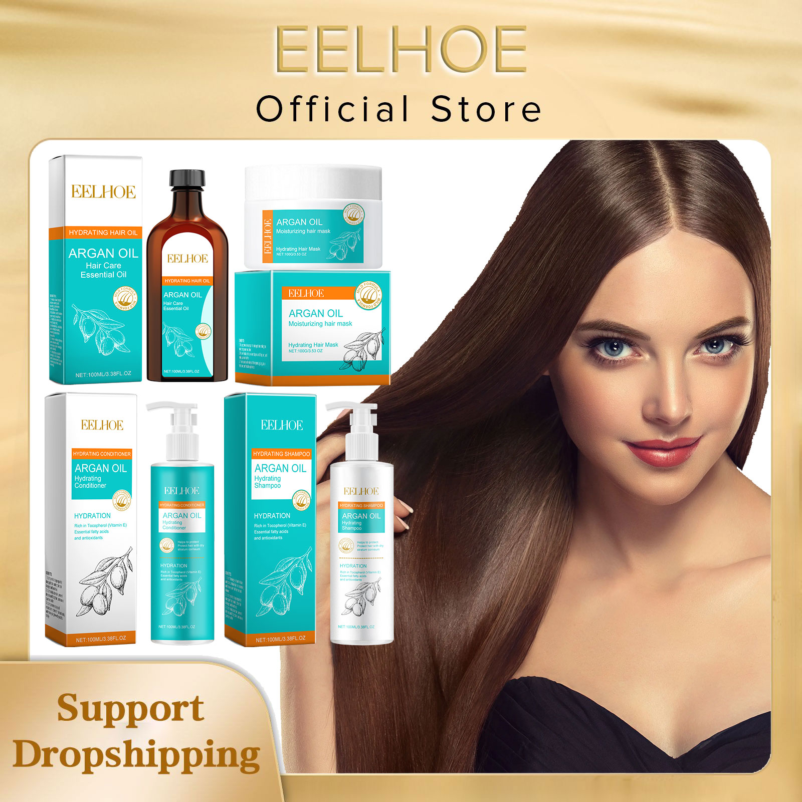 Keratin Treatment Set - Eelhe-زيت الأرغان المغربي علاج الشعر بالكيراتين