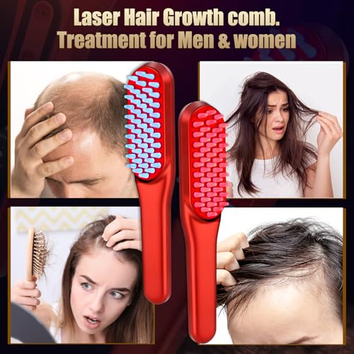 Hair Care Vegan - مشط نمو الشعر بالليزر، علاج نمو