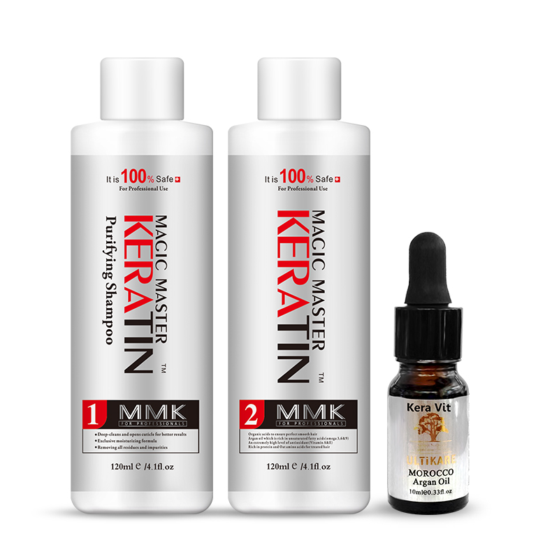 Keratin Treatment Set - المهنية الكيراتين جوز الهند رائحة بدون