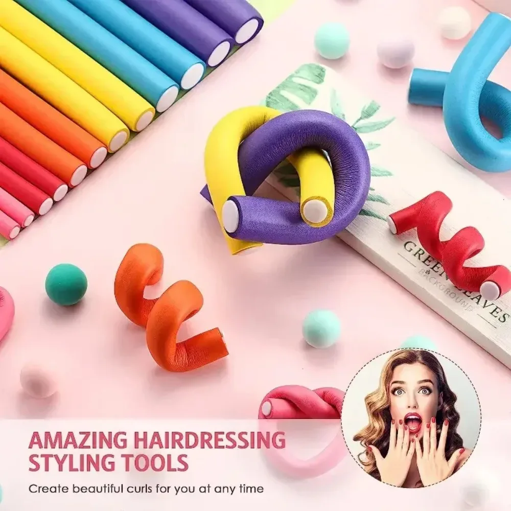 Hair Roller Set Flexi - مجموعة من 42 قطعة من بكرات