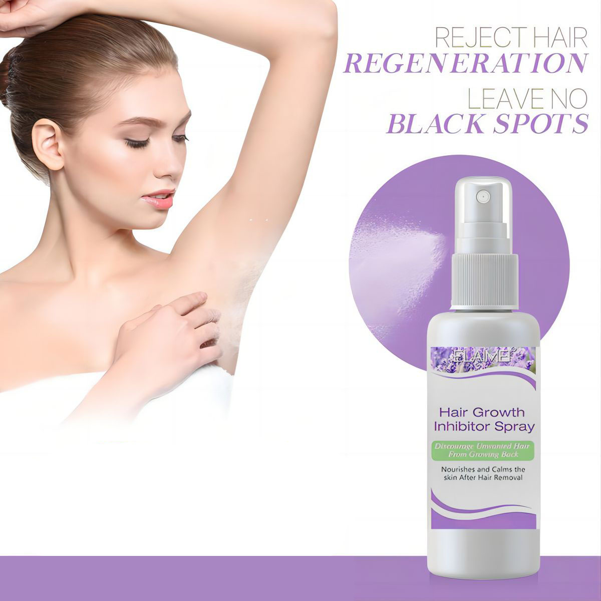 Hair Care Cream - مثبط نمو الشعر الدائم رذاذ اللحية