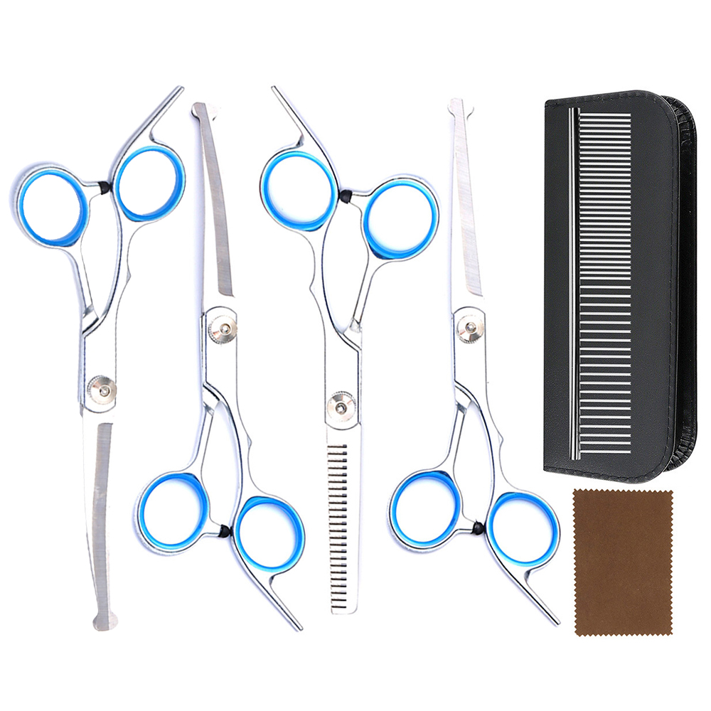 مجموعة مقصات احترافية لتهذيب ش - مراجعة Hair Care Steps وسعره