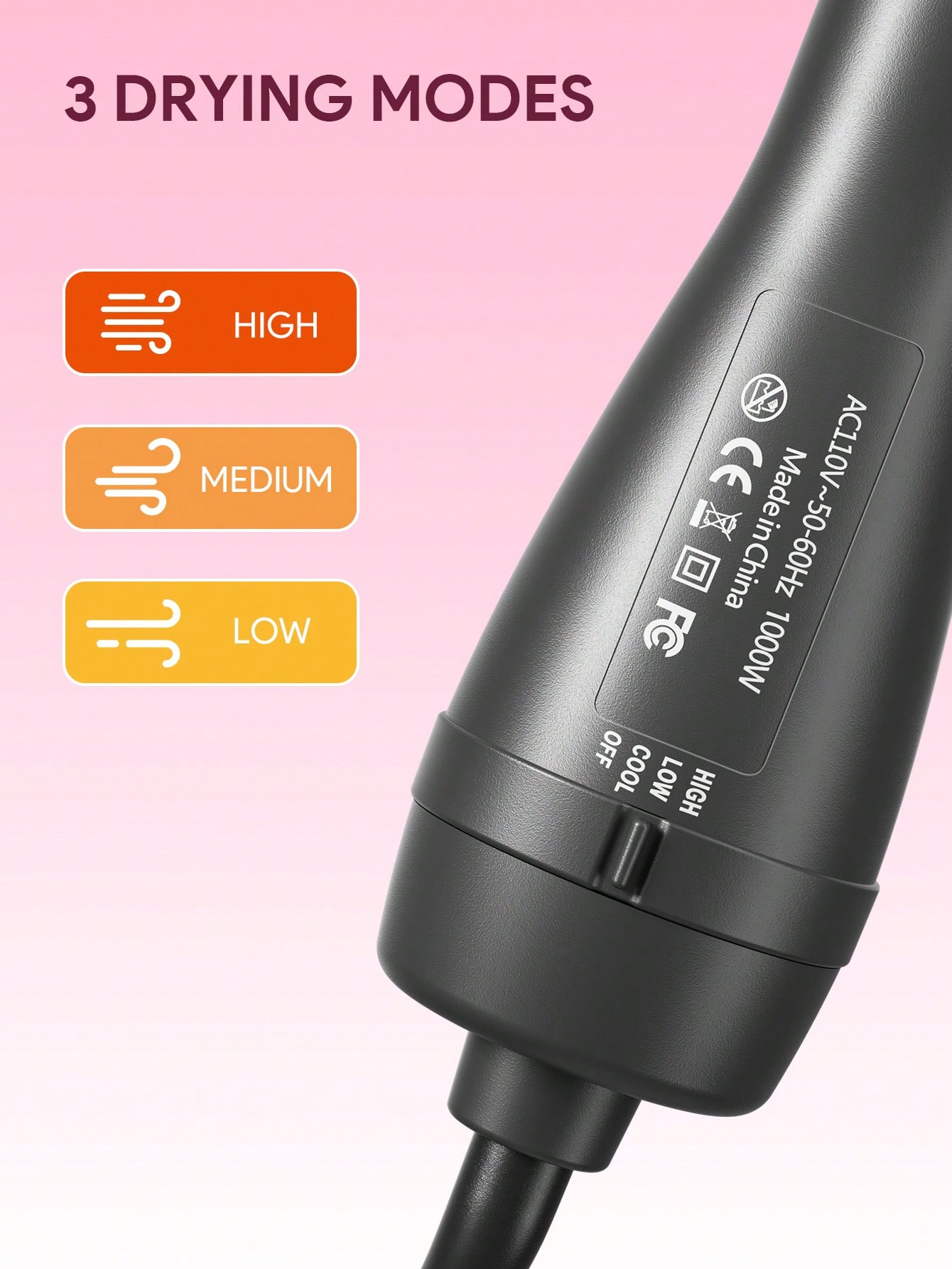 فرشاة هواء ساخن 3 في 1 من JMMO - مراجعة Hair Care Steps وسعره