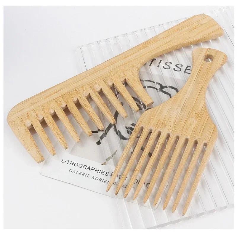1 قطعة مشط الشعر الخشبي الخيزر - مراجعة Bamboo Hair Brush وسعره