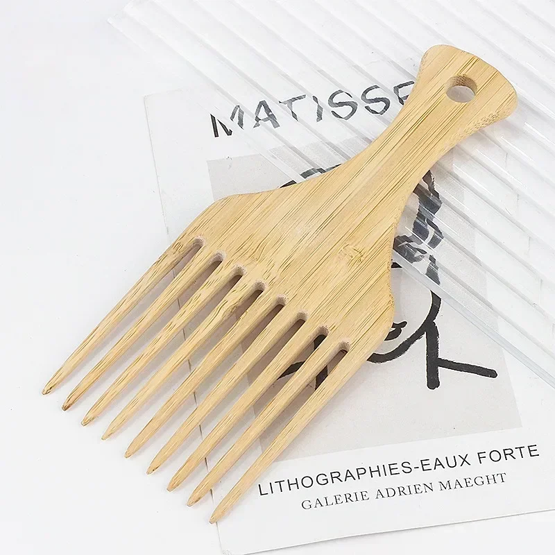 1 قطعة مشط الشعر الخشبي الخيزر - مراجعة Bamboo Hair Brush وسعره