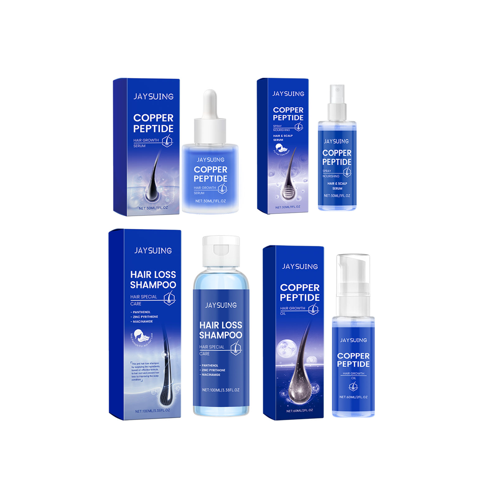 النحاس الببتيد شامبو نمو الشعر - مراجعة Hair Care Serum وسعره