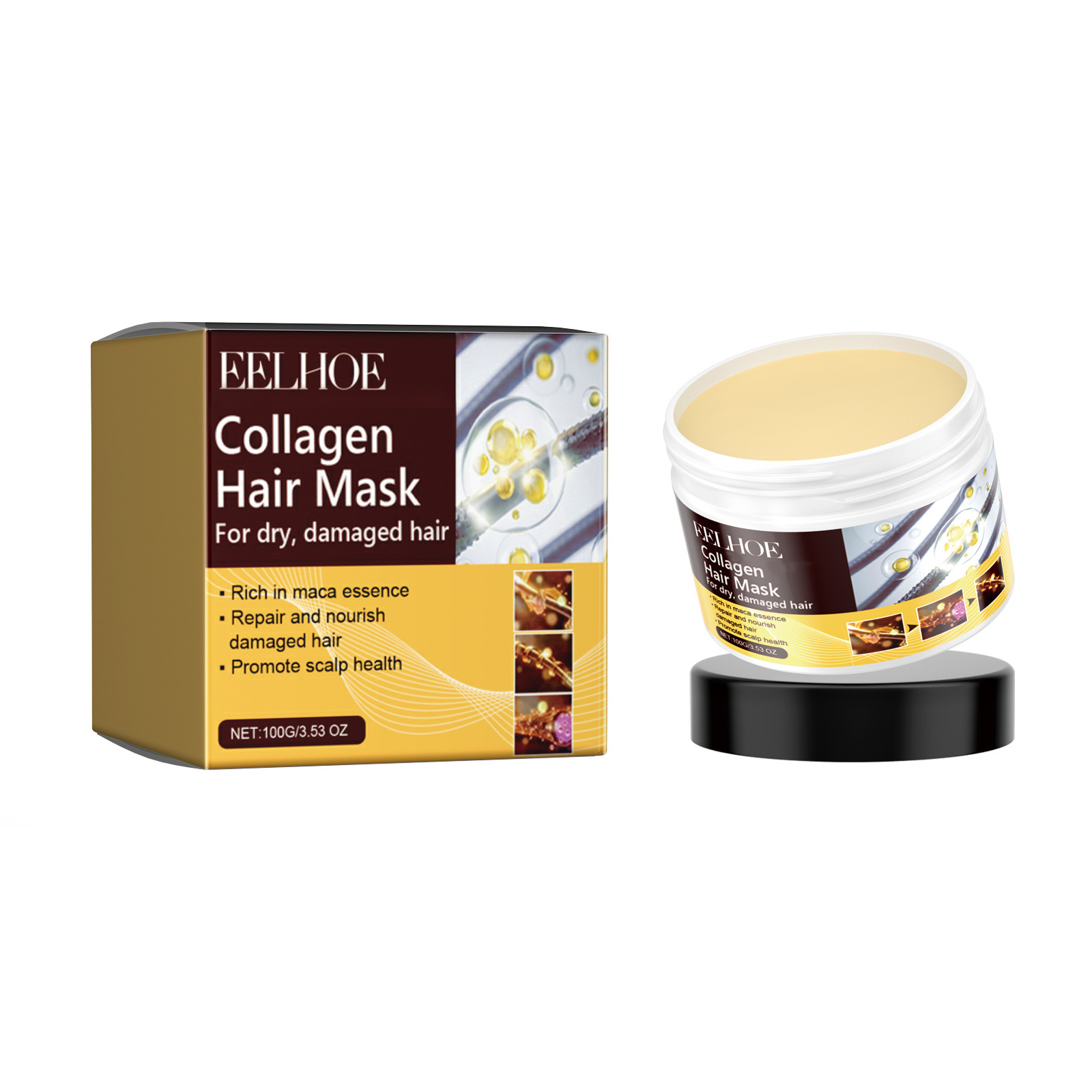 قناع الشعر بالكولاجين من EELHO - مراجعة Hair Care Nutrition وسعره