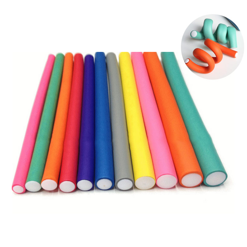 10 قطعة/المجموعة مموج الشعر ما - مراجعة Hair Roller Set Flexi وسعره