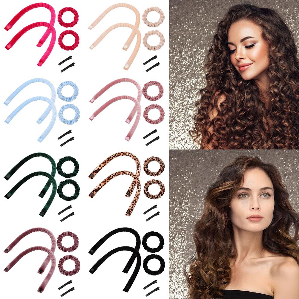 6 قطع مجموعة ربطات رأس لتجعيد  - مراجعة Hair Roller Set Flexi وسعره