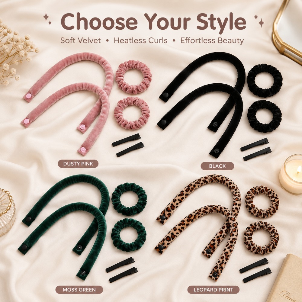 6 قطع مجموعة أدوات تجعيد الشعر - مراجعة Hair Roller Set Flexi وسعره