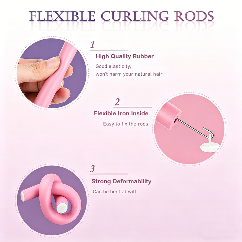 6 قطع/عبوة جديدة، مجموعة أدوات - مراجعة Hair Roller Set Flexi وسعره