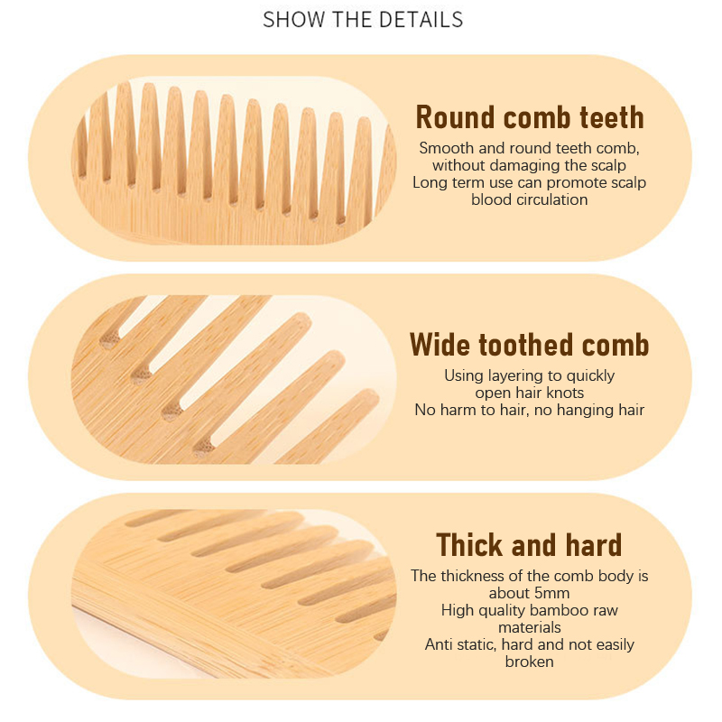 فرشاة شعر من الخيزران بأسنان ع - مراجعة Bamboo Hair Brush وسعره